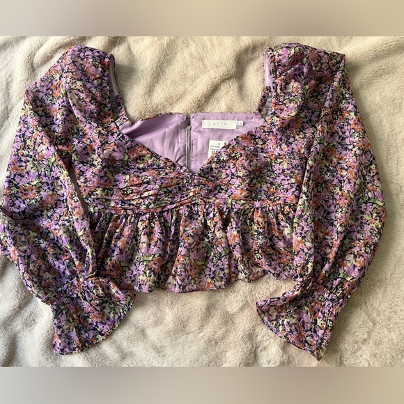 NWT ASTR The Label Luann Blouse Top Size M - Picture 4 of 11
